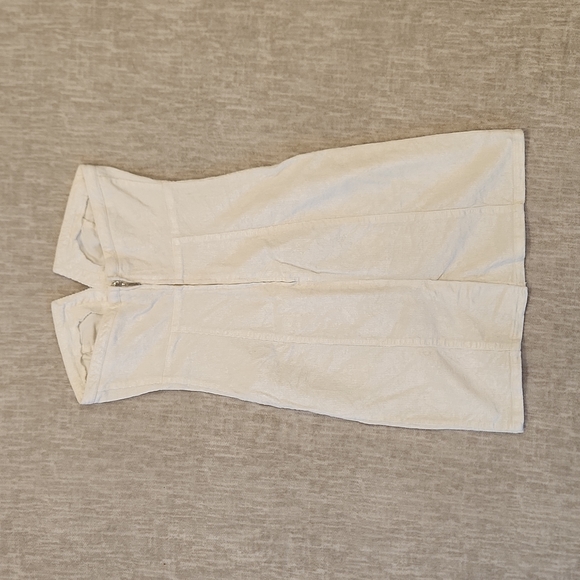 Foxy Jeans Mini Dress in white corduroy - Picture 2 of 2